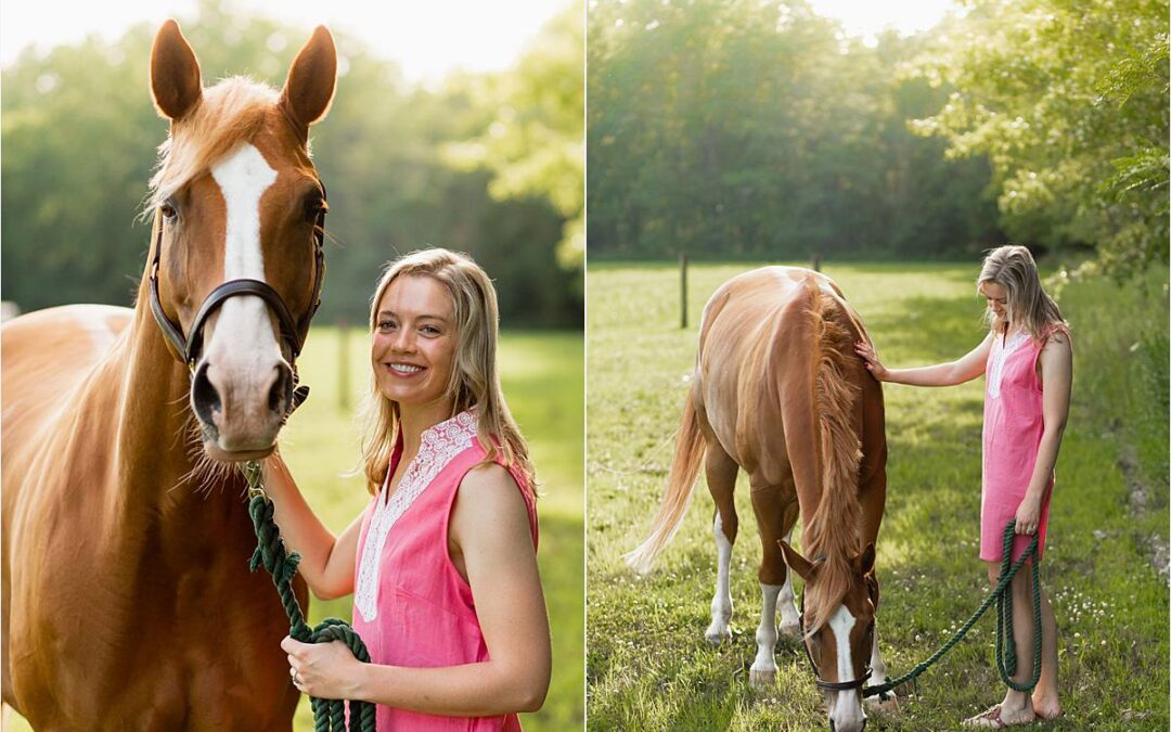 girl and oldenburg horse westerville ohio farm
