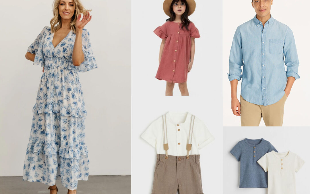 WHAT TO WEAR FOR FAMILY PICTURES  |  APRIL 2023