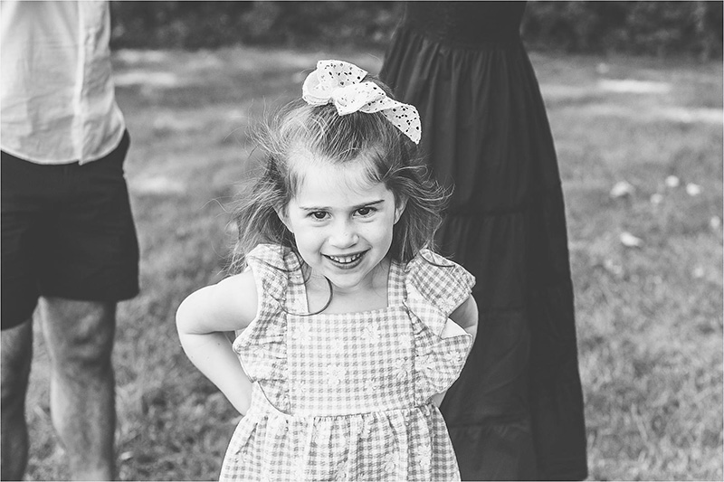 powell ohio photographer - little girl smiling up close