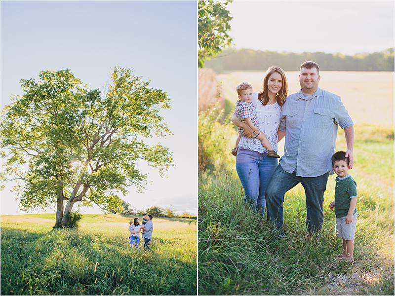 family of 4 posing ideas