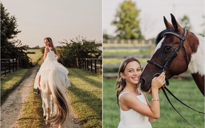 Equine Photography in Sunbury, Ohio | Dreamy Golden Hour Session at Success Acres Farm