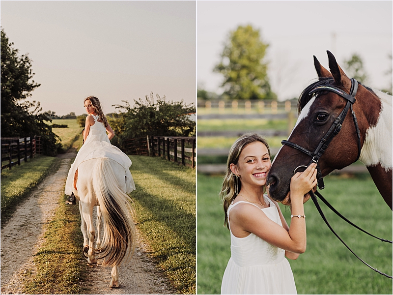 Equine Photography in Sunbury, Ohio | Dreamy Golden Hour Session at Success Acres Farm